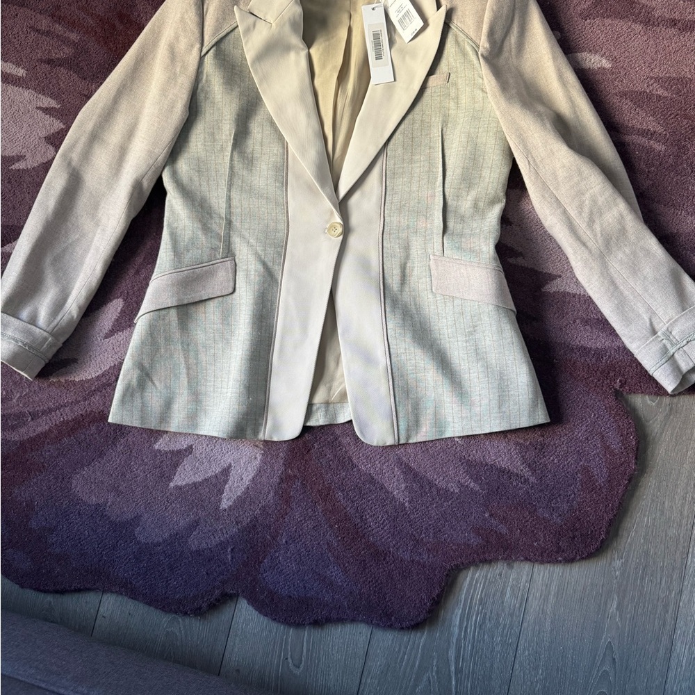 Jonathan Simkhai Cecille Patchwork Blazer-Size 14 - image 3